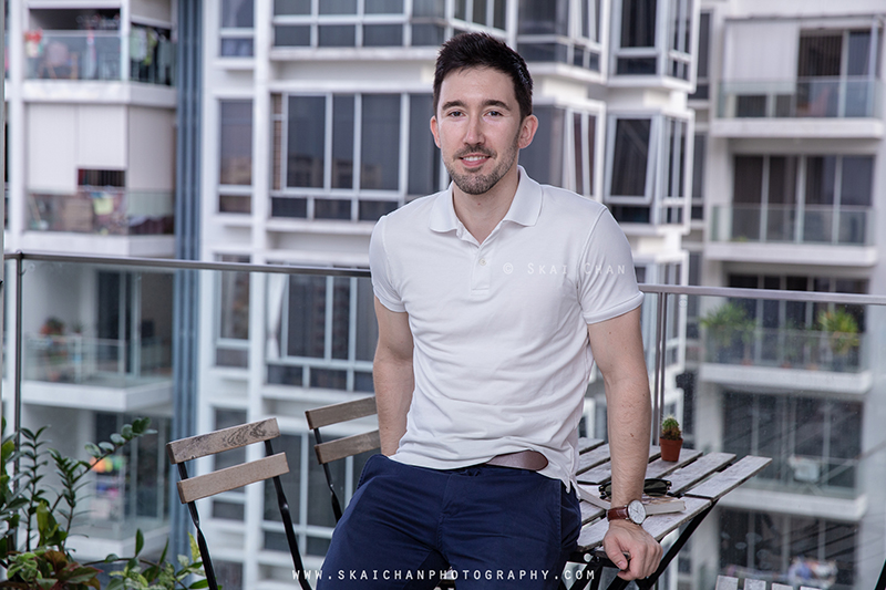 Home lifestyle portrait photoshoot session with Lukas Berger at Home