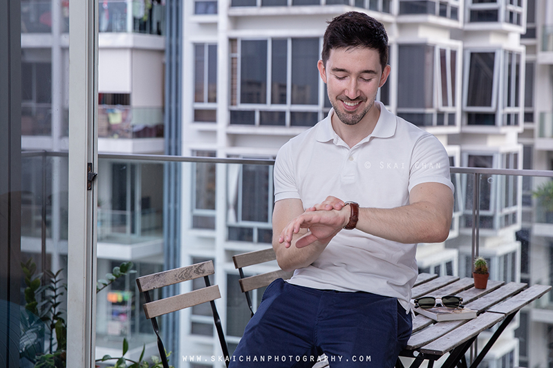 Home lifestyle portrait photoshoot session with Lukas Berger at Home