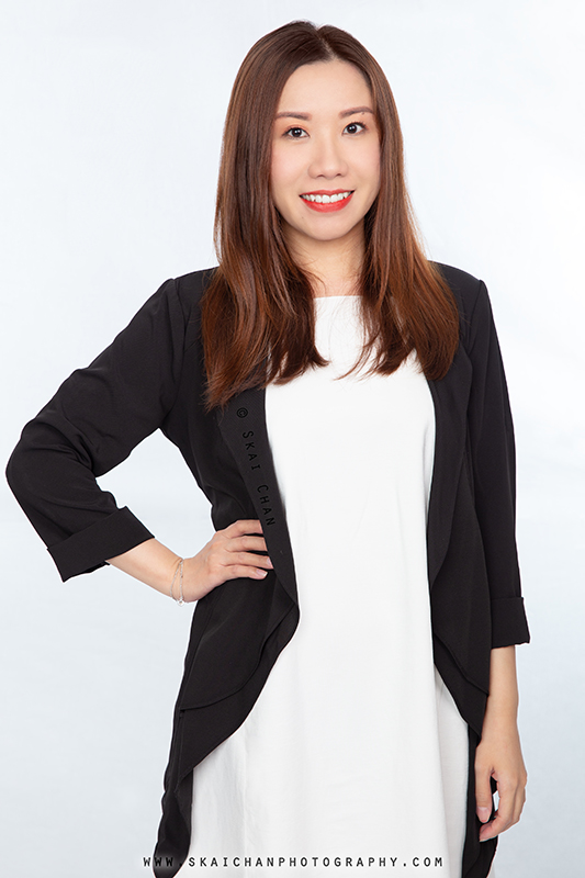 Corporate studio photoshoot session with Carol Lim at Tanjong Pagar (photography studio)