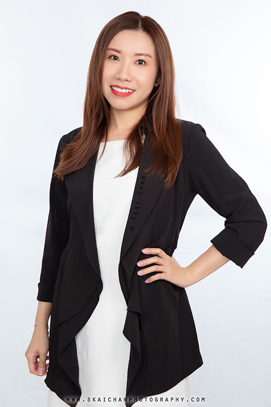 Corporate studio photoshoot session with Carol Lim at Tanjong Pagar (photography studio)