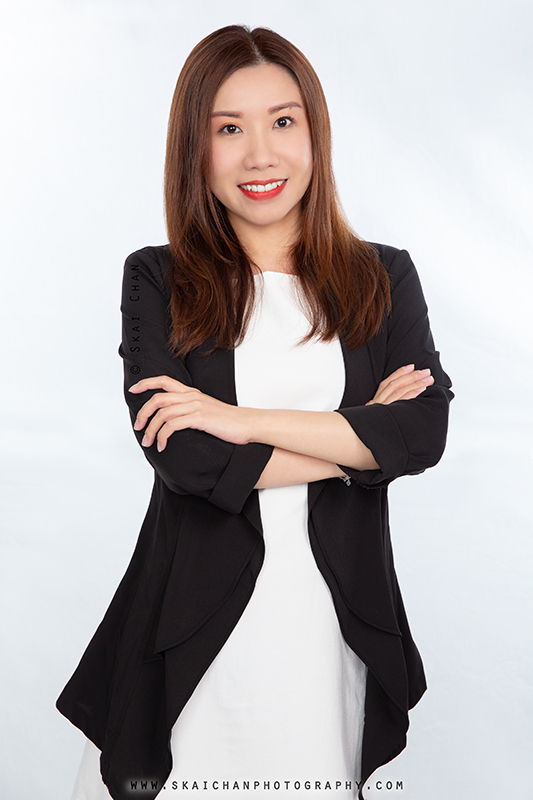 Corporate studio photoshoot session with Carol Lim at Tanjong Pagar (photography studio)