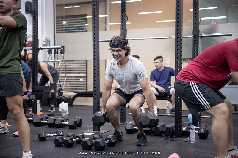 Fitness class photoshoot at Body Fit Training (BFT) Changi (Gym)