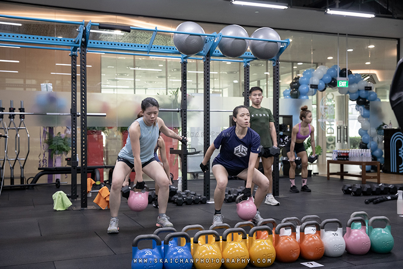 Fitness class photoshoot at Body Fit Training (BFT) Changi (Gym)