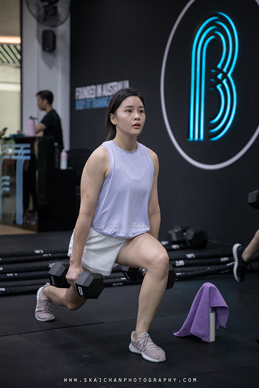 Fitness class photoshoot at Body Fit Training (BFT) Changi (Gym)