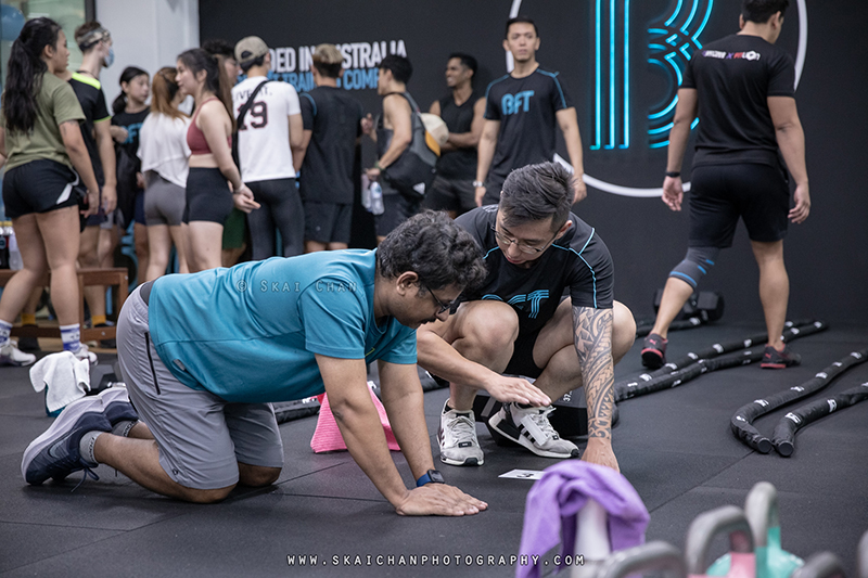 Fitness class photoshoot at Body Fit Training (BFT) Changi (Gym)
