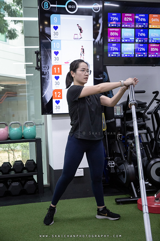 Fitness class photoshoot at Body Fit Training (BFT) Changi (Gym)