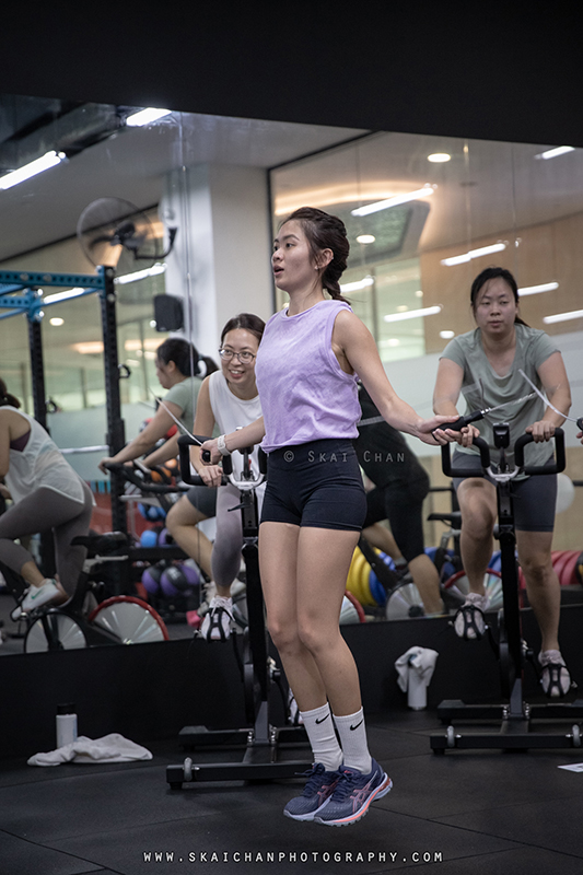 Fitness class photoshoot at Body Fit Training (BFT) Changi (Gym)