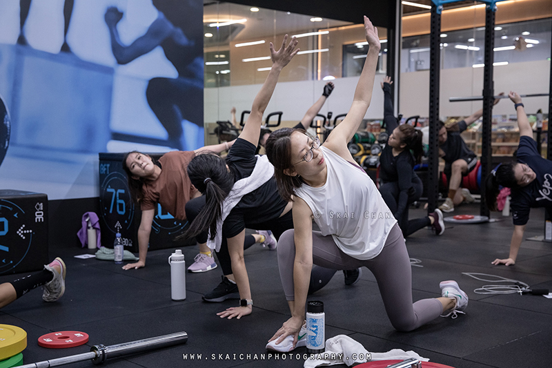 Fitness class photoshoot at Body Fit Training (BFT) Changi (Gym)