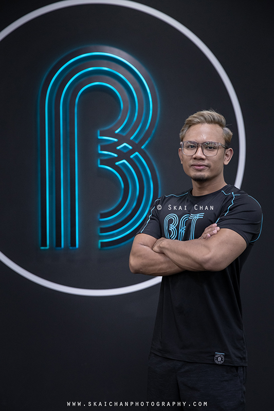 Fitness corporate photoshoot session with fitness trainers at Body Fit Training (BFT) Changi (Gym)