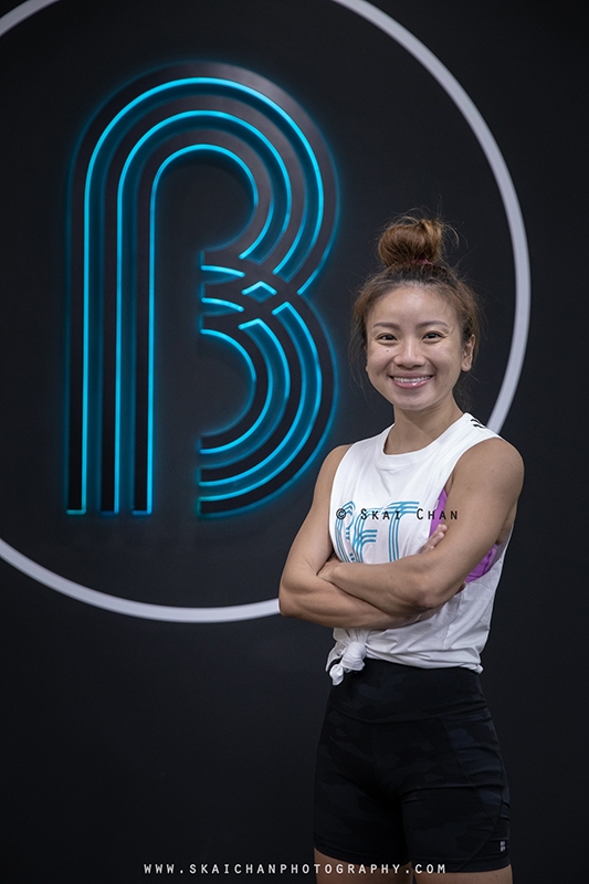 Fitness corporate photoshoot session with fitness trainers at Body Fit Training (BFT) Changi (Gym)