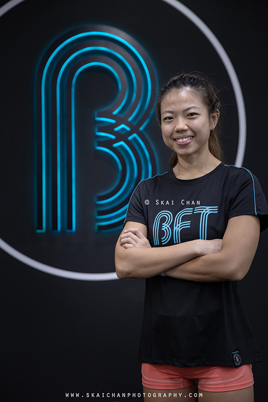 Fitness corporate photoshoot session with fitness trainers at Body Fit Training (BFT) Changi (Gym)