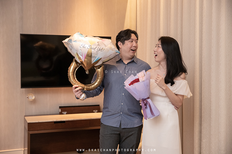 Indoor couple photoshoot session with Hendra & Grace at Equarius Hotel (Resorts World Sentosa)