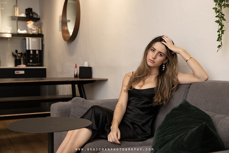 Women's Fashion Lifestyle photoshoot session with Kylie Murr at swimming pool at Hmlet Cantonment