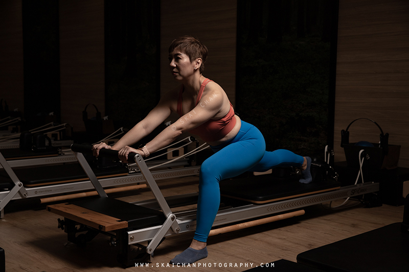 Pilates photoshoot session with Chris Koh at Virgin Active Gym (Paya Lebar)