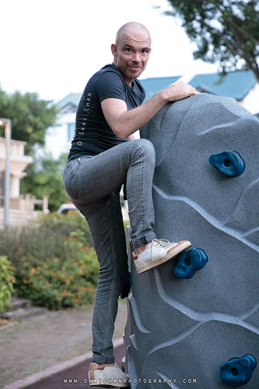 Quirky lifestyle photoshoot session with Jerome Cheze at Poh Huat Road Playground