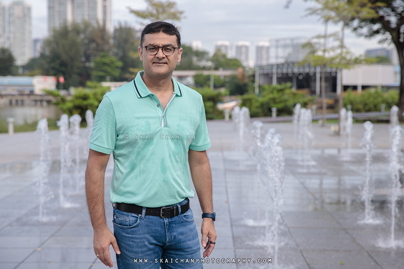 Men's casual corporate photoshoot session with Gaurav Trivedi @ Kallang Wave Mall