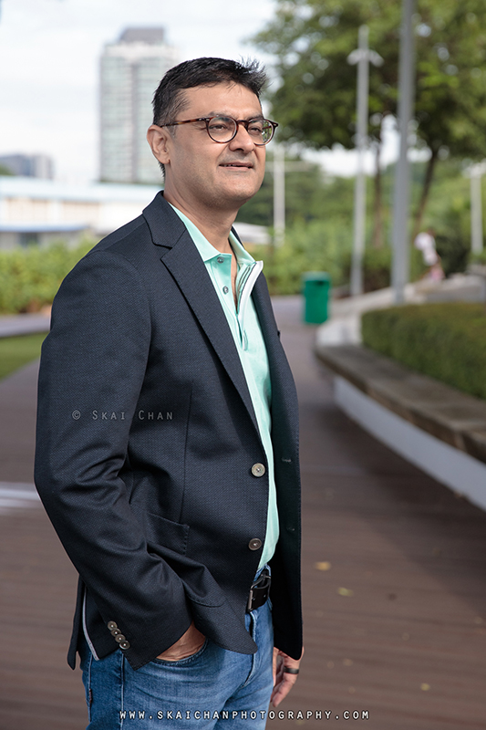 Men's casual corporate photoshoot session with Gaurav Trivedi @ Kallang Wave Mall