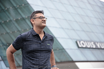 Outdoor Men's Lifestyle Fashion Photoshoot - Gaurav Trivedi @ Marina Bay Sands (MBS)