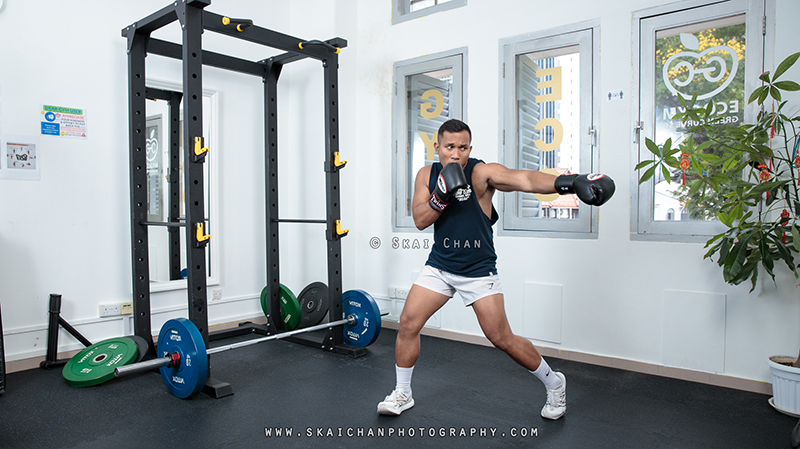 Fitness photoshoot session with Fad at Green Curve SG (gym)