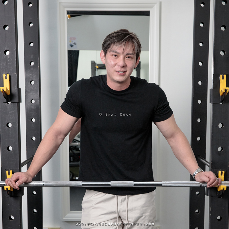 Fitness photoshoot session with Kaelan at Green Curve SG (gym)
