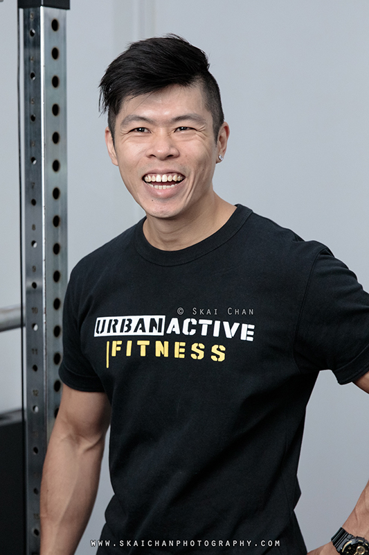 Fitness photoshoot session with Kang at Green Curve SG (gym)