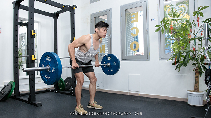 Fitness photoshoot session with Kang at Green Curve SG (gym)
