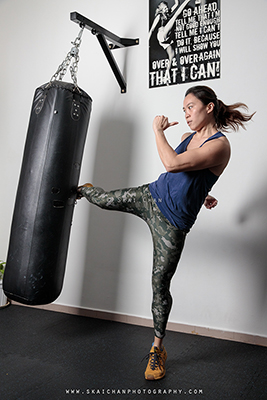 Indoor Fitness Photoshoot - Samantha @ Green Curve SG (gym)