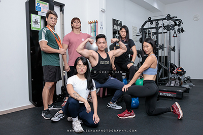Indoor Corporate Team Photoshoot - Urban Active Fitness (Team) @ Green Curve SG (gym)