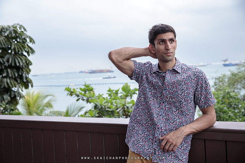 Lifestyle vacation photoshoot session with Rounak @ Palawan Beach (Sentosa)