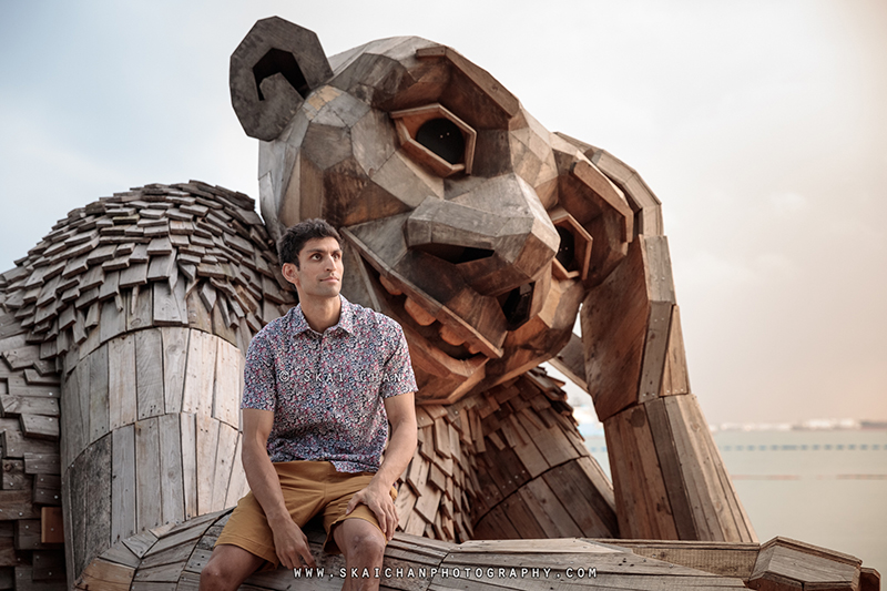 Lifestyle vacation photoshoot session with Rounak @ Palawan Beach (Sentosa)