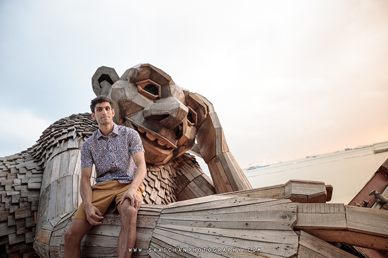 Lifestyle vacation photoshoot session with Rounak @ Palawan Beach (Sentosa)