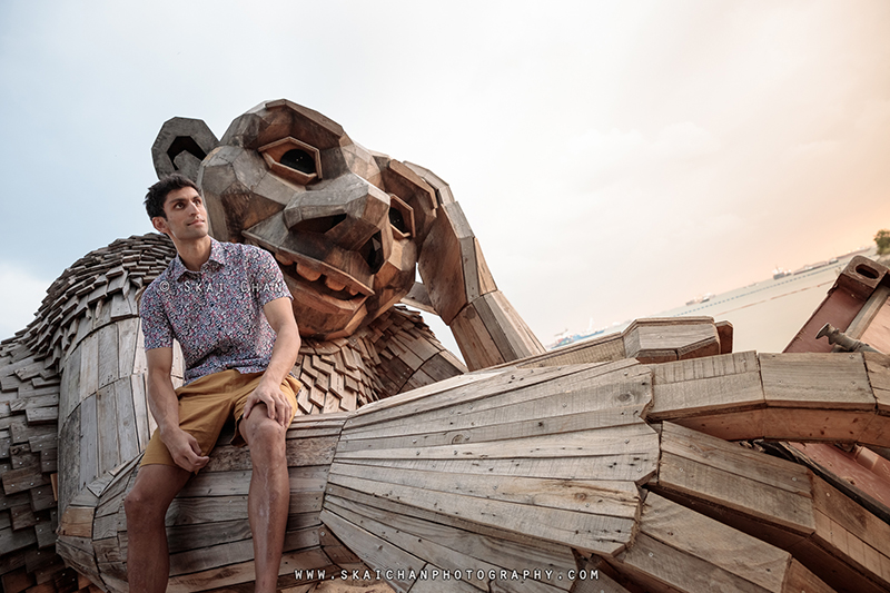 Lifestyle vacation photoshoot session with Rounak @ Palawan Beach (Sentosa)