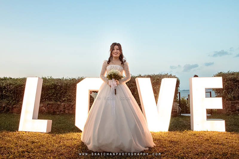 Bridal photoshoot session with Christy Hoa at Changi Cottage