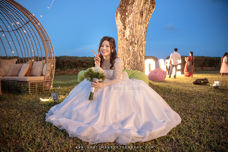 Bridal photoshoot session with Christy Hoa at Changi Cottage