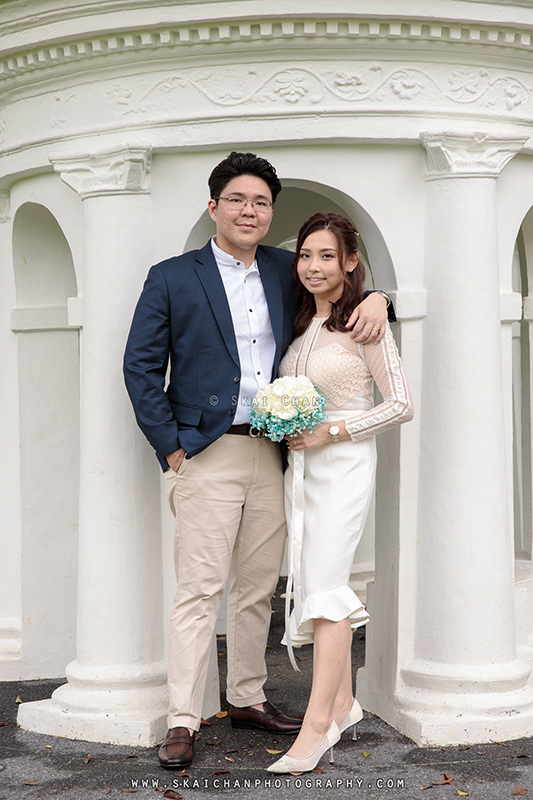 Pre-Wedding photoshoot session with Zijian & Christine at Fort Canning Park