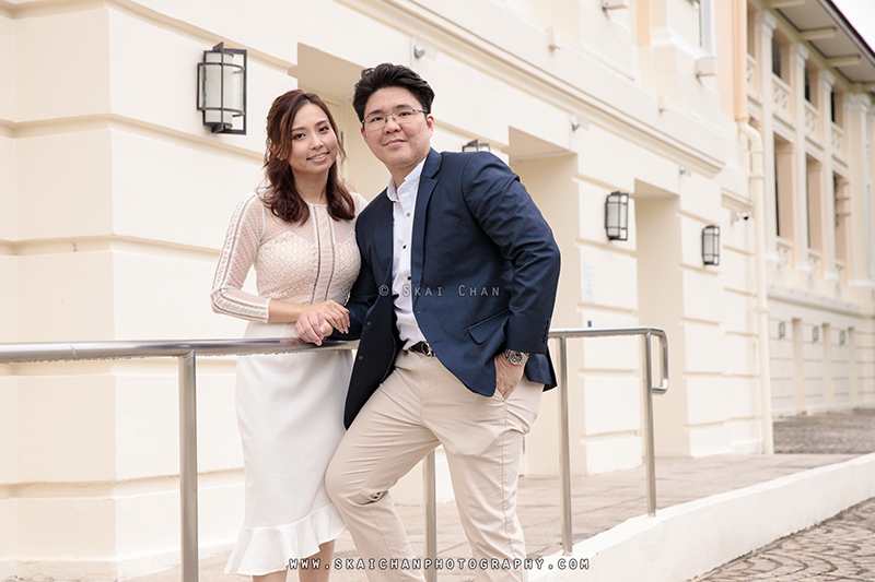 Pre-Wedding photoshoot session with Zijian & Christine at Fort Canning Park