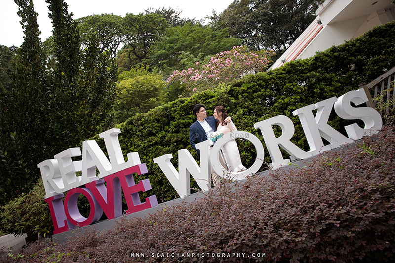 Pre-Wedding photoshoot session with Zijian & Christine at Fort Canning Park