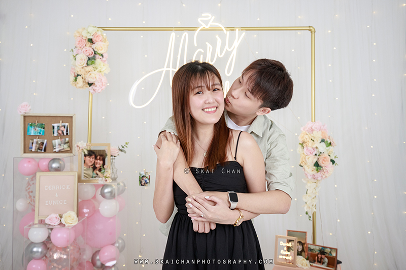 Studio couple photoshoot session with Derrick & Eunice at Our Studio Space (photography studio)