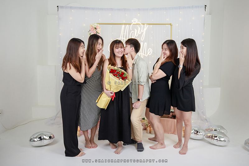 Studio friends photoshoot session with Derrick & Eunice at Our Studio Space (photography studio)