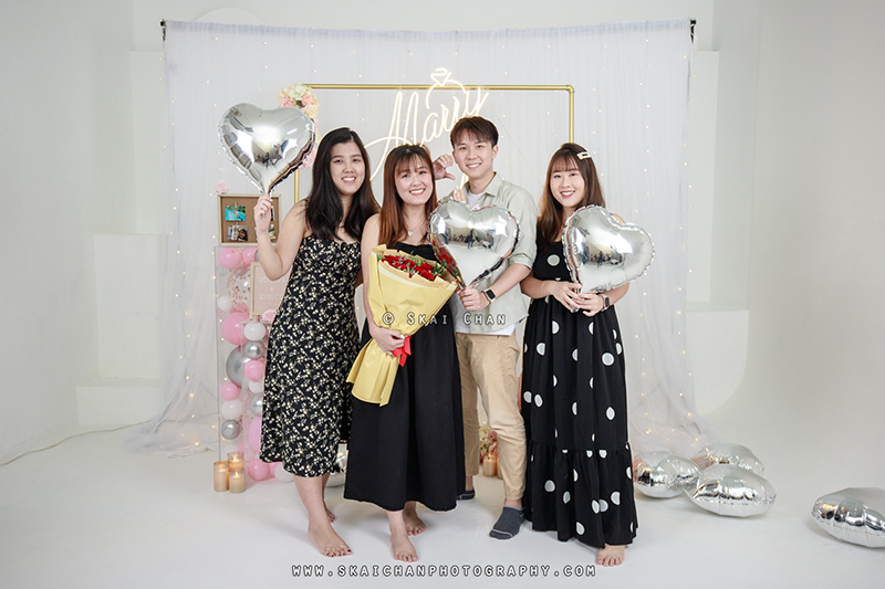 Studio friends photoshoot session with Derrick & Eunice at Our Studio Space (photography studio)