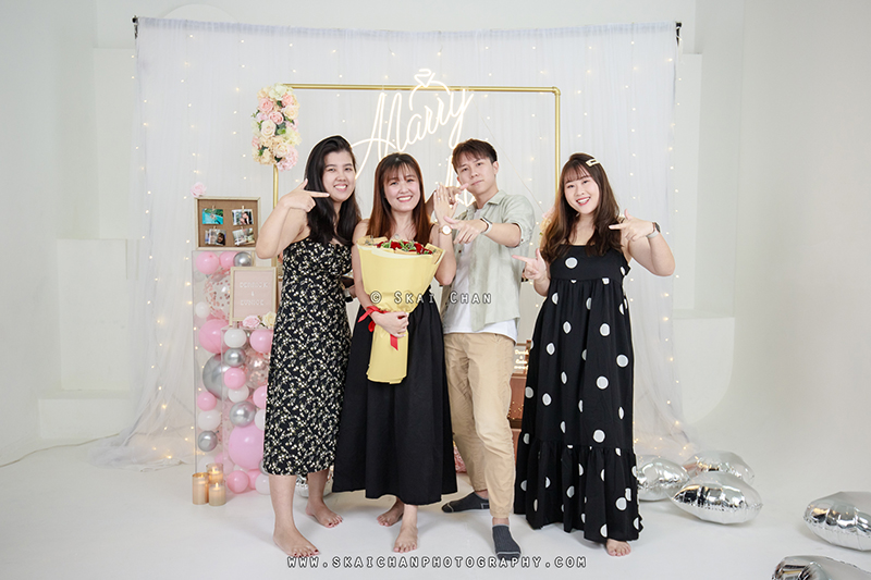 Studio friends photoshoot session with Derrick & Eunice at Our Studio Space (photography studio)