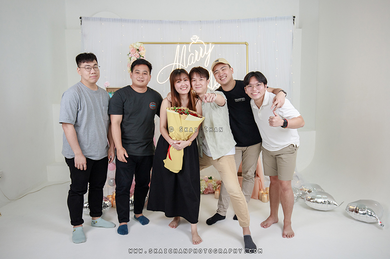 Studio friends photoshoot session with Derrick & Eunice at Our Studio Space (photography studio)