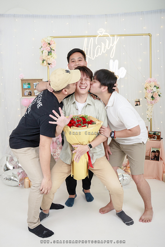 Studio friends photoshoot session with Derrick & Eunice at Our Studio Space (photography studio)