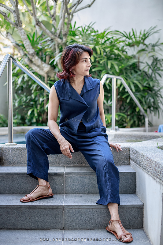 Women's Fashion photoshoot session with M.S at swimming pool, Bedok