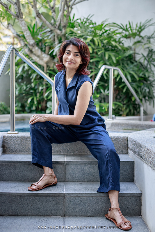 Women's Fashion photoshoot session with M.S at swimming pool, Bedok