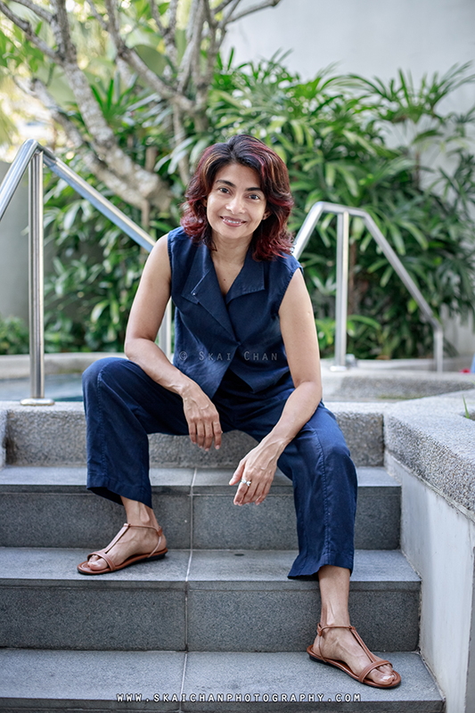 Women's Fashion photoshoot session with M.S at swimming pool, Bedok