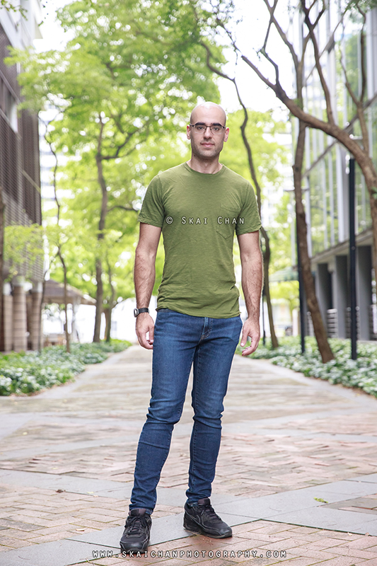 Men's fashion photoshoot session with Itay @ Robertson Quay