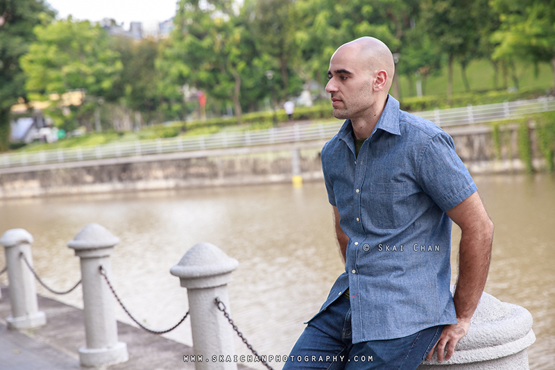 Men's fashion photoshoot session with Itay @ Robertson Quay