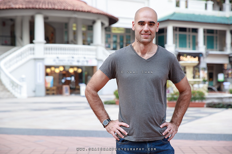 Men's fashion photoshoot session with Itay @ Robertson Quay