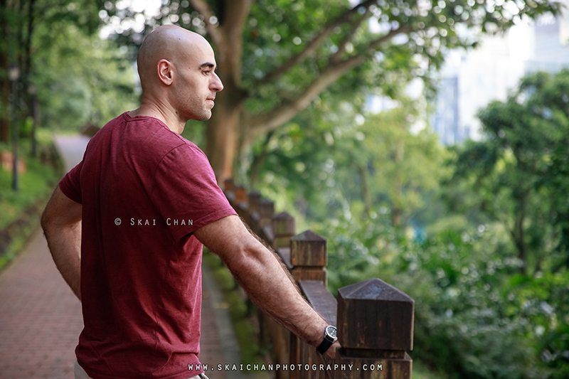 Hiking photoshoot session with Itay @ Fort Canning Park